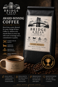 Award-winning light roast coffee small batch grounds